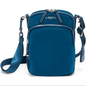 Tumi Ruma Crossbody Bag in Dark Teal (sold out color!) NWT